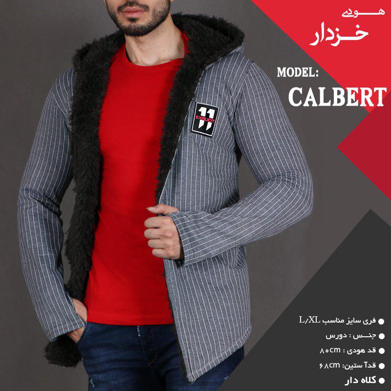هودی خزدار مردانه مدل Calbert